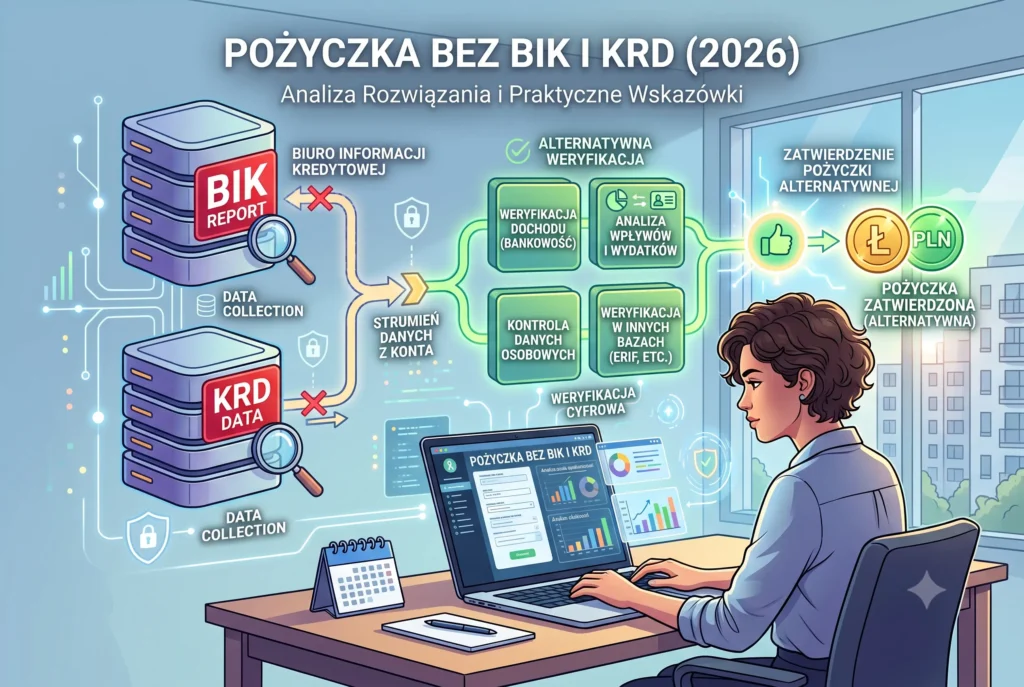 Pożyczka bez BIK i KRD w 2026: Jak to działa, ile naprawdę kosztuje i jak uniknąć oszustwa?