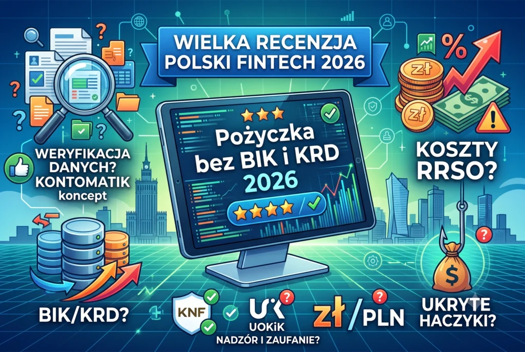 Pożyczka bez BIK i KRD 2026: Prawda o kosztach, weryfikacji i ukrytych haczykach