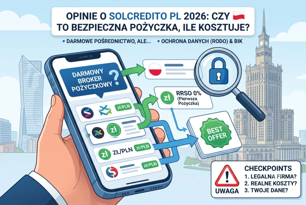 Czy warto korzystać z pośredników takich jak Solcredito? Opinie i analiza kosztów (2026)