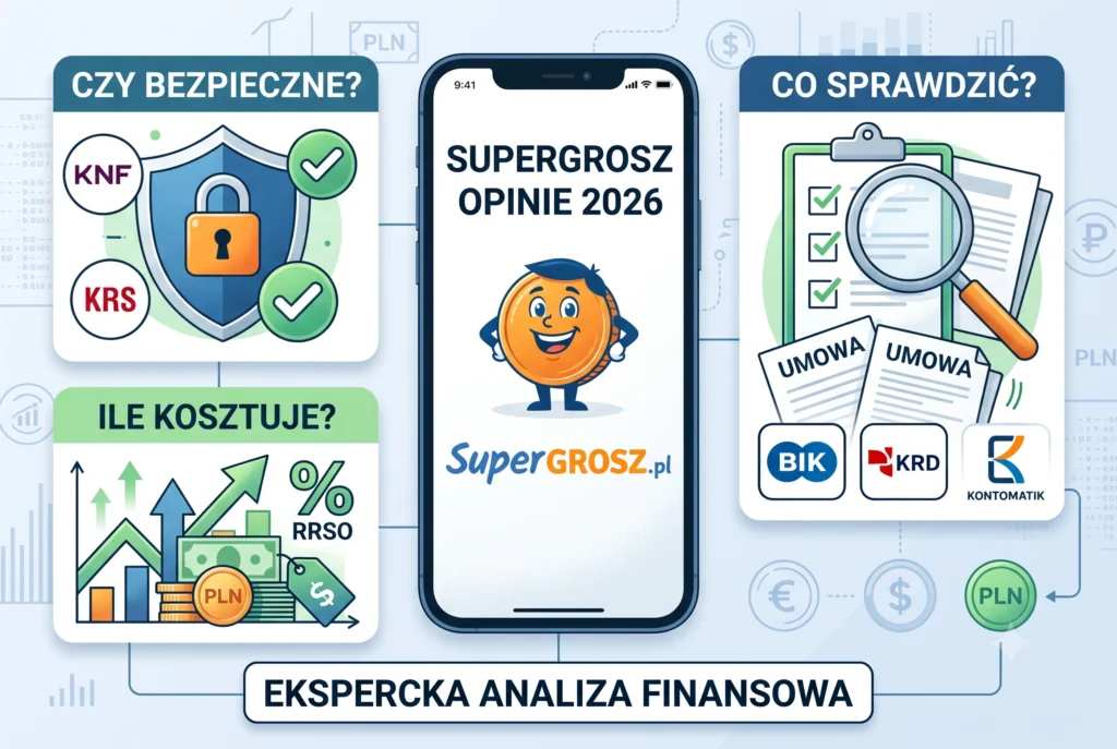 SuperGrosz Opinie 2026: Czy to bezpieczna pożyczka, ile kosztuje i co warto sprawdzić?